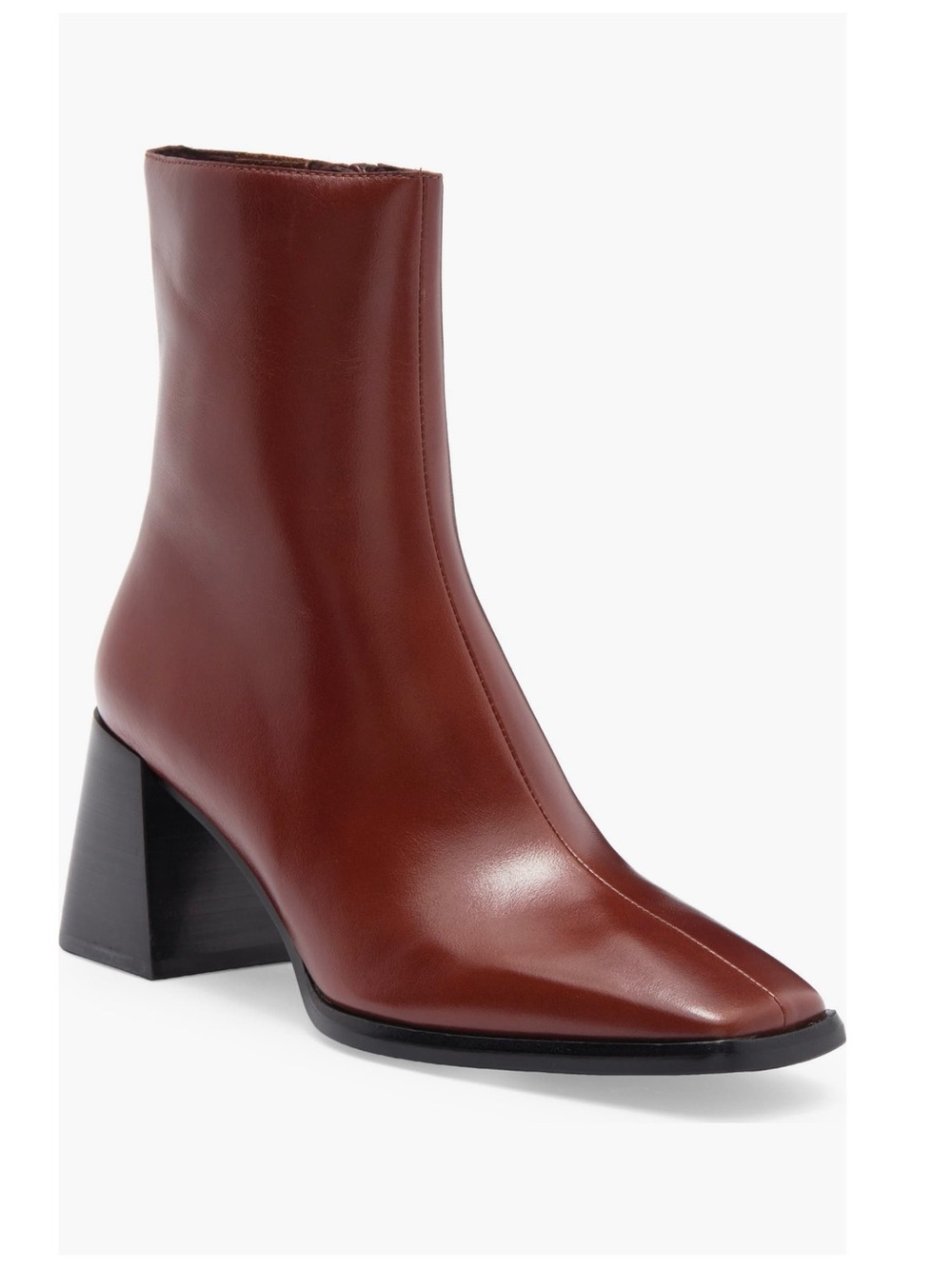 Jeffrey Campbell Sherpal Ankle Bootie Dar Brown Size 8M